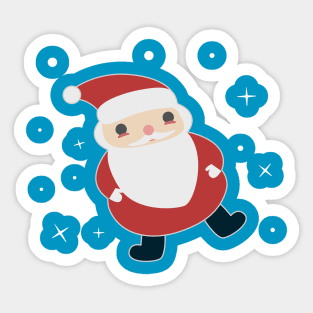 Santa is ready for Christmas Sticker